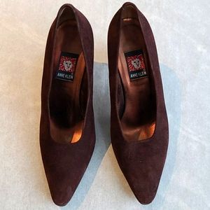 Anne Klein Suede Pumps